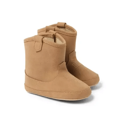 Baby True Brown Baby Suede Cowboy Boot by Janie and Jack