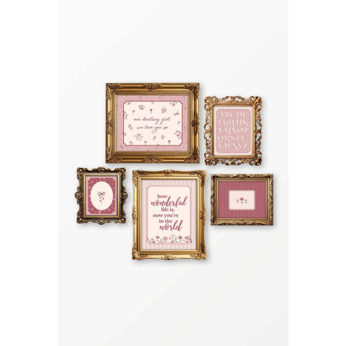 Precious Posies Bundled Digital Nursery Wall Art