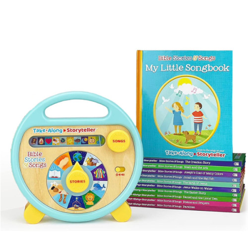 Bible Stories and Songs Interactive Electronic Take Along Storyteller with 11 Books (Little Sunbeams)