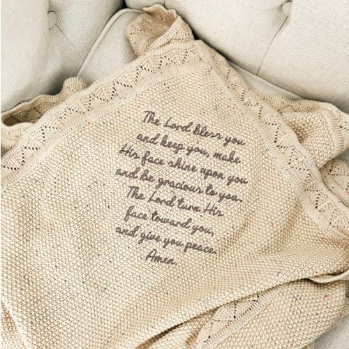Numbers 6:24-26 Knit Blanket – OUR HOUSE ABOVE