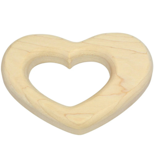 Heart Wooden Teether