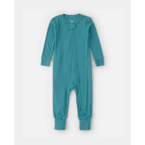 Baby PurelySoft Snug Fit 1-Piece Pajama - Blue | Carter's