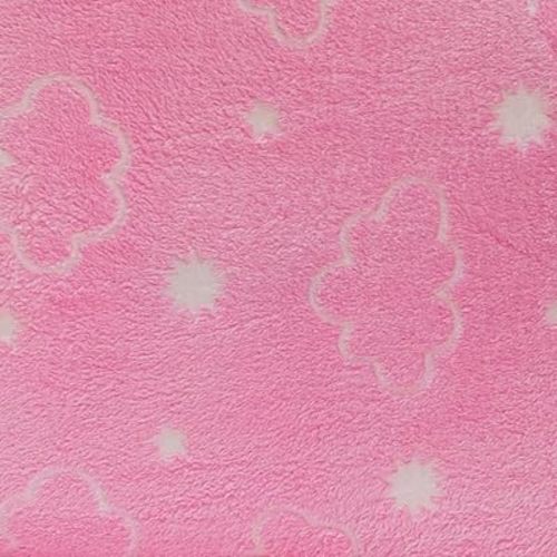 Kids Couch Plush Cover,Only Soft and Durable Baby Couch Cover,Washable Kids Sofa Cover for Replacing Old Sofa Covers, Pink+Cloud