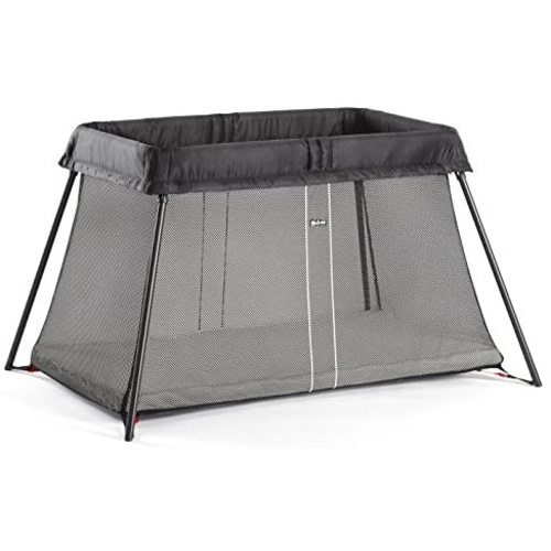 Babybjörn Travel Crib & Organic Sheet Bundle - Black
