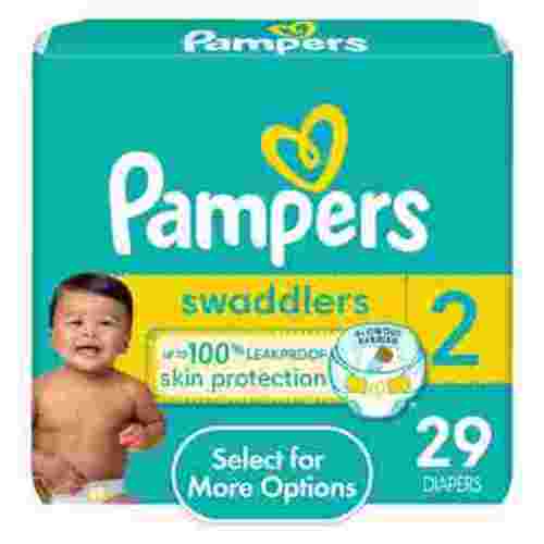 Pampers Swaddlers Baby Diapers Size 2, 29 Count (Select for More Options)