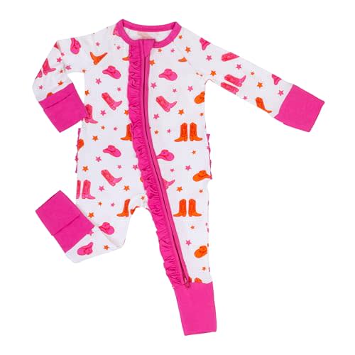 LollyBanks Baby Pajamas for Girls, Viscose from Bamboo Infant Romper