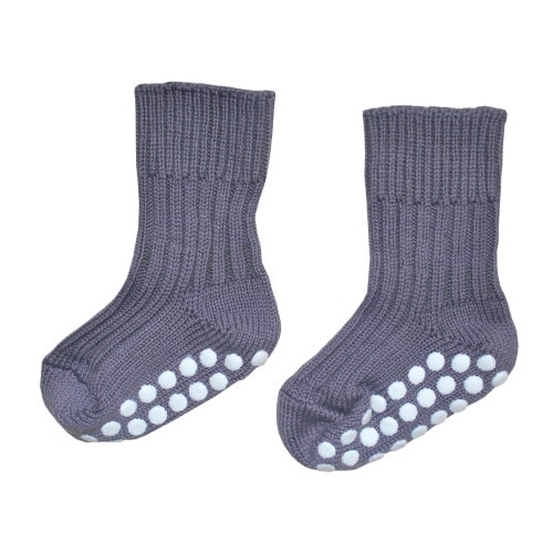 Plant Dyed Chunky Organic Cotton Socks with Silicone Grips