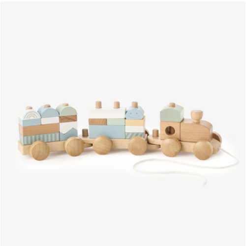 Wooden Push Toy Train