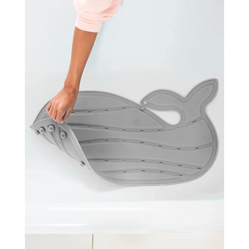 Skip Hop Non-Slip Baby Bath Mat, Moby, Grey