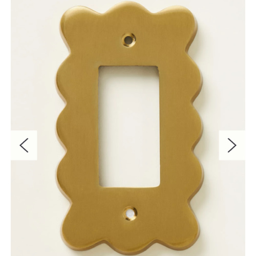 Wiggle Scalloped Switch Plate | Anthropologie