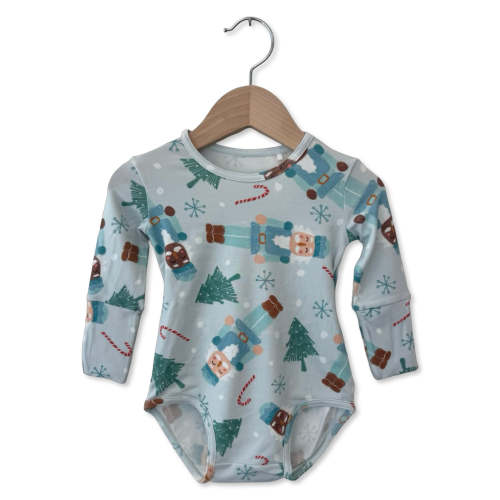 Frosted Flurry Soldiers Snuggle Bug Long Sleeve Bodysuit