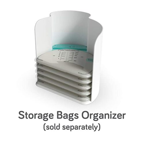 nanobébé 100 Breastmilk Storage Bags Refill Pack – Fast, Even Thawing & Warming – Breastfeeding Supplies Lay Flat to Save Space & Track Pumping – Breastmilk Bags for Freezer or Fridge …