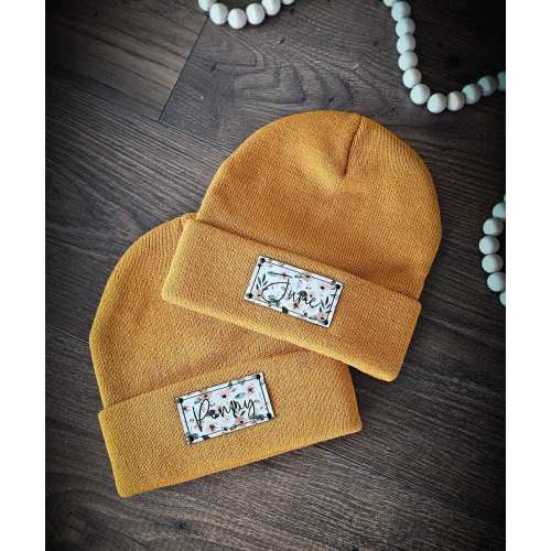 Name Beanie newborn, baby, toddler, kids, adult