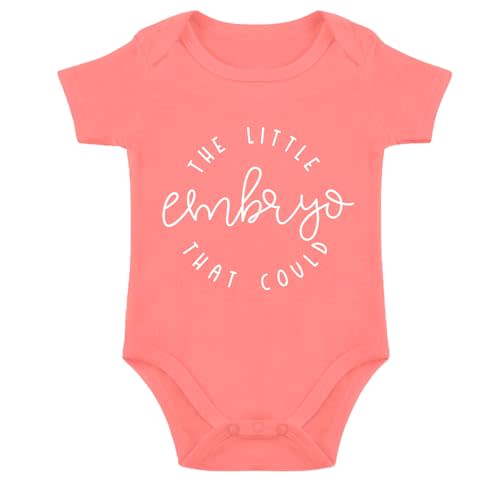 SproutJoy Unisex Infant Bodysuit - Pink - The Little Embryo That Could