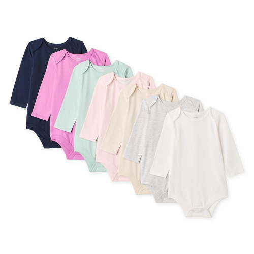 George Infants' Gender Inclusive Long-Sleeve Bodysuit 7-Pack - Walmart.ca