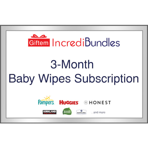 3-Month Baby Wipes Subscription from IncrediBundles.com - IncrediBundles.com