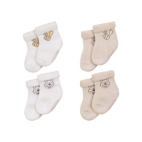 Disney Winnie The Pooh Infants' Unisex Layette Organic Cotton 4pk Socks - Walmart.ca
