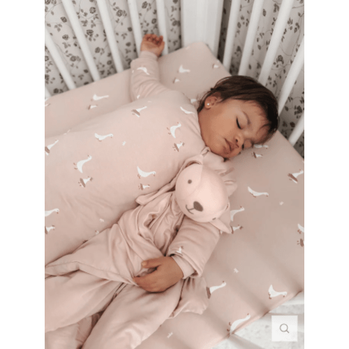 Stella: Blush Pink Bamboo Viscose Bunny Lovey | günamüna