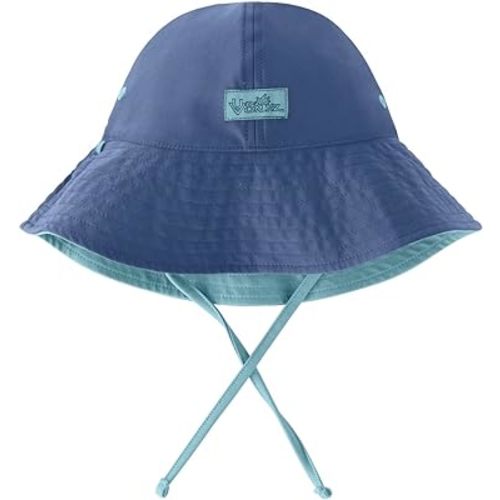 UV SKINZ Baby Boys’ UPF 50+ Reversible Sun Hat – Sun-Blocking Hats for Infants