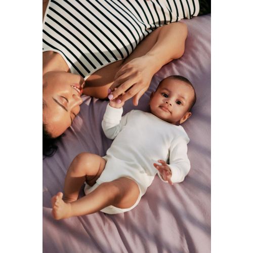 2-pack Adjustable-fit Long-sleeved Bodysuits