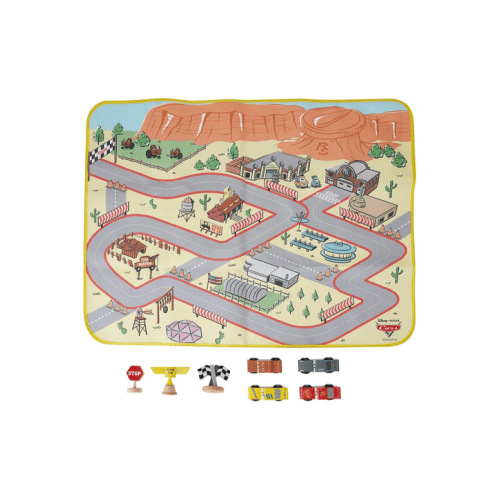 8 Piece Disney Pixar Cars Wooden Playmat Set