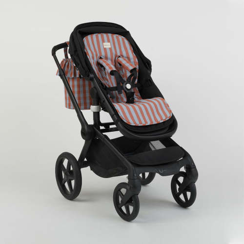 Red + Blue Stroller Mat