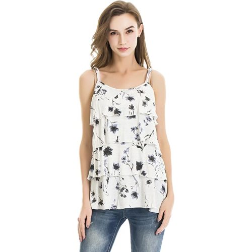 Bearsland Women's Maternity Nursing Tank Tops Sleeveless Breastfeeding Clothes