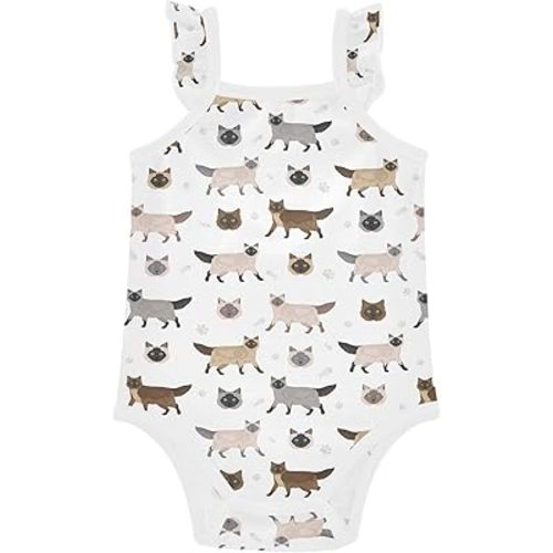 Baby Girls Sleeveless Bodysuit Valentine's Beagle Dog Cotton Baby Clothes 0-24 Months Soft Rompers
