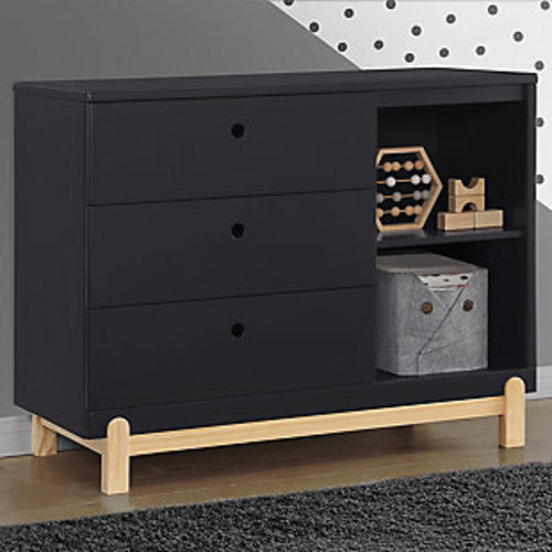 Delta Children Poppy 3 Drawer Dresser with Cubbies