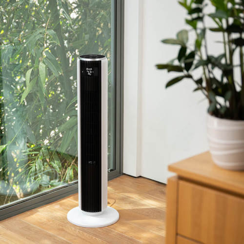 Levoit Classic 36-Inch Tower Fan, Bladeless and 90° Oscillating with 5 Speeds, 4 Modes(Non Smart)