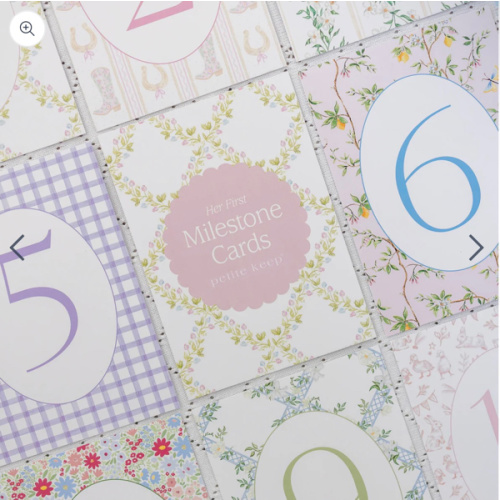 First Year Milestone Cards & Stand | Petite Keep