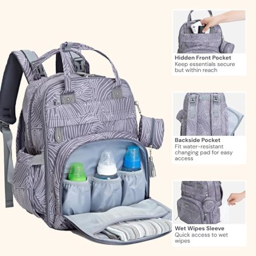 BabbleRoo Diaper Bag Backpack