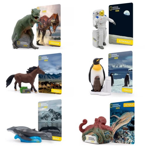 6 Pack TONIES NATIONAL GEOGRAPHIC KIDS Audio Play Figurine - New