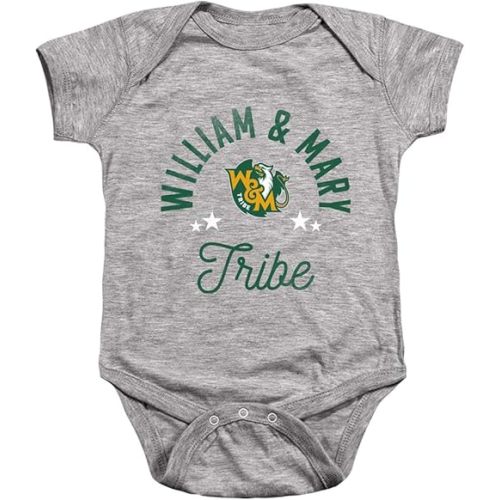 William & Mary Official Tribe Unisex Infant Snap Suit for Baby,Athletic Heather, 6 Months