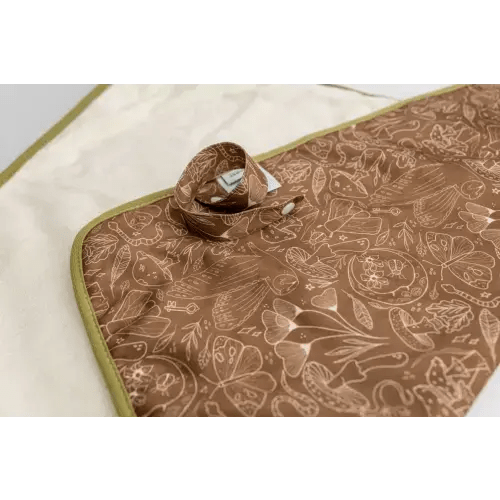 Ultra-Soft Bamboo Machine Washable and Wipeable Diaper Change Mat - Color: Enchanted