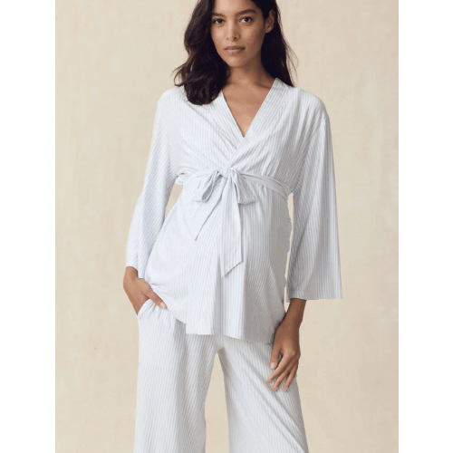 LAKE | Women | DreamModal™ Pajamas | Fog Maternity Kimono Bundle