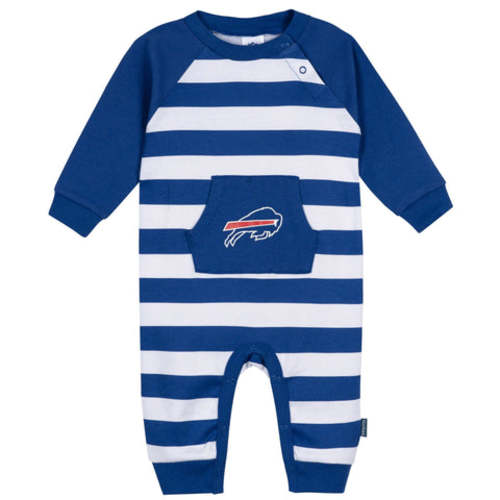 Baby Buffalo Bills Football Romper with Pocket