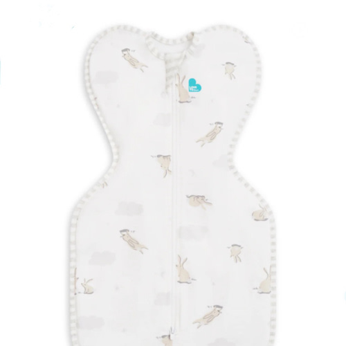 Swaddle Up™ 1.0 TOG Cotton White Cloud Bunnies