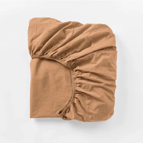 Coyuchi Organic Crinkled Percale™ Crib Sheet
