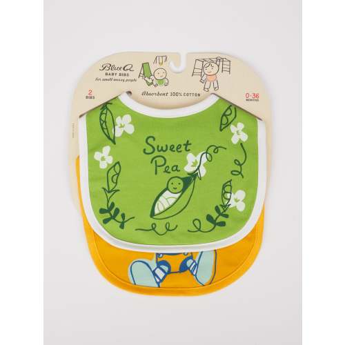 Sweet Pea/ Wrecking Ball Baby Bibs