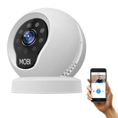 MobiCam Multi-Purpose Baby Monitor Wi-Fi Camera, Multi Room Monitoring, WiFi Baby Monitor, Baby Camera, WiFi Baby Camera, WiFi Monitor, Baby Monitoring System