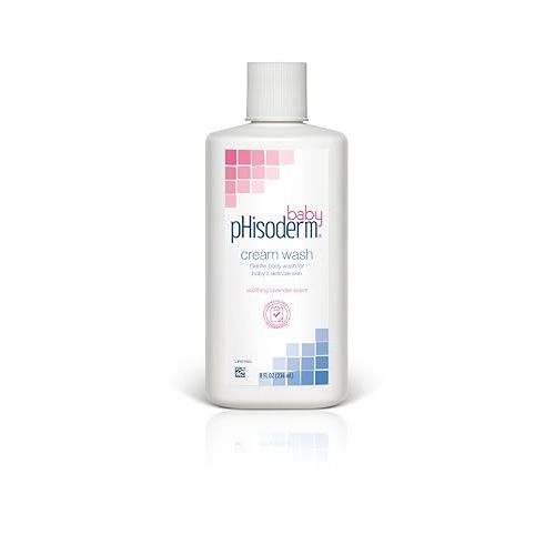 pHisoderm Baby Cream Wash 8 Fluid Ounce, Soothing Lavender Scent - (Pack of 3)