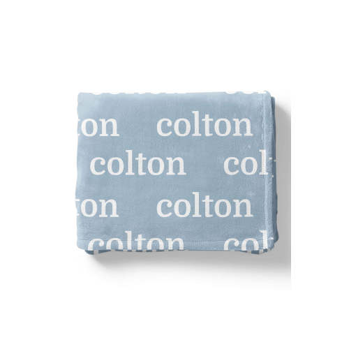 Personalized Color Blanket | Plush Pastels