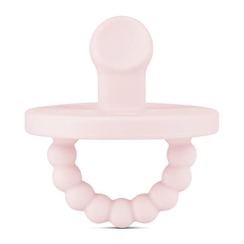 Ryan & Rose Cutie PAT Pacifier Teether (Slant, Pink)