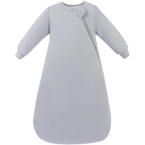 PurComfy Supersoft 6-15 MONTH Premium Bamboo Viscose Long-Sleeve Wearable Sleeping Bag Sack Blanket 1.0 TOG