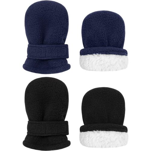 Sarfel Baby Mittens Toddler Gloves Kids Winter Gloves Baby Girl Boy Winter Mittens Infant Mittens 2 Pair Pack