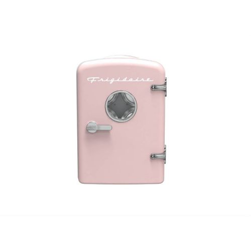 Frigidaire 6 Can Mini Personal Dorm Fridge Cooler Pink