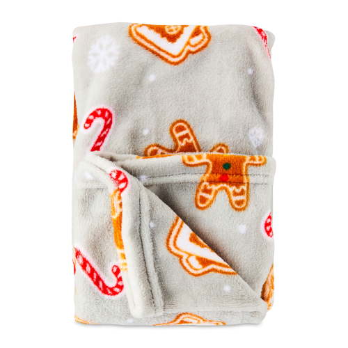 Parent's Choice Heritage Holiday Baby Blanket, Gray, 30" x 36"