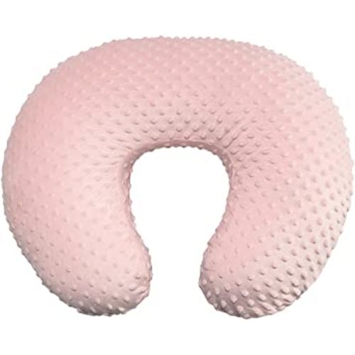 OWLOWLA Nursing Pillow Cover, Breastfeeding Pillow Slipcover Fits Nursing Pillow for Baby Boy Girl(Blush Pink)