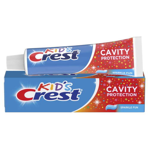 Crest Kids Cavity Protection Toothpaste, Sparkle Fun Flavor, 4.6 oz, For Ages 3+